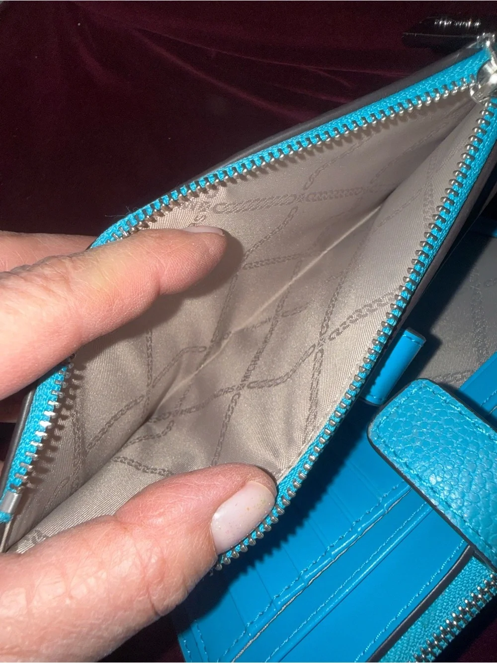 Michael Kors Emilia Goldenrod Pebbled Leather Tote and wallet set